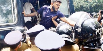 Protestors arrested