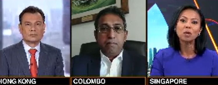 Issue is with reorganization of debt Dr Harsha de Silva says  to Bloomberg