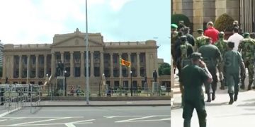 Defense Secretary – Army Commander enters the captured Presidential Secretariat! (VIDEO)