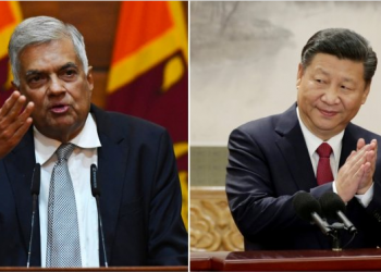 Chinese President writes to Sri Lankan new president Ranil Wickremesinghe