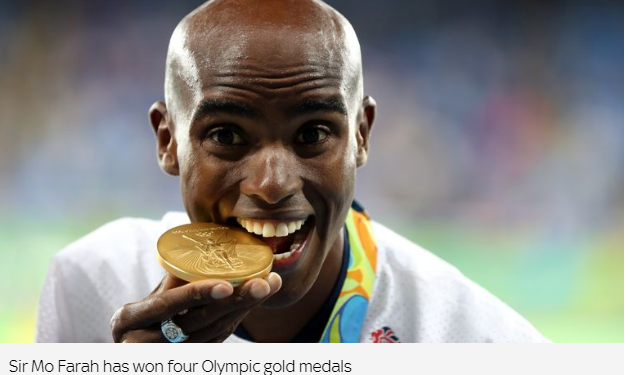 Sir Mo Farah reveals he was trafficked to the UK aged nine under name of another child