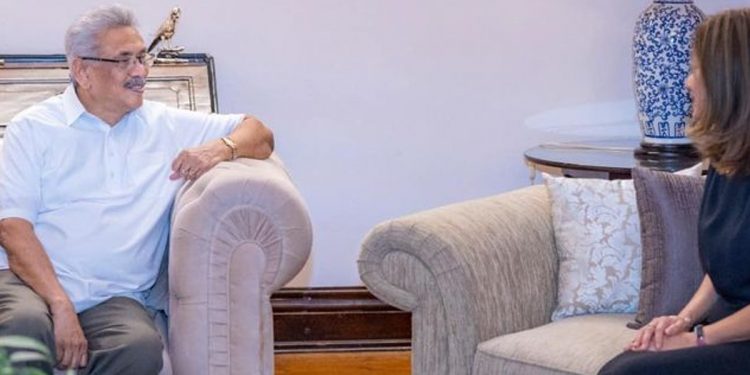 The US Ambassador meets with President