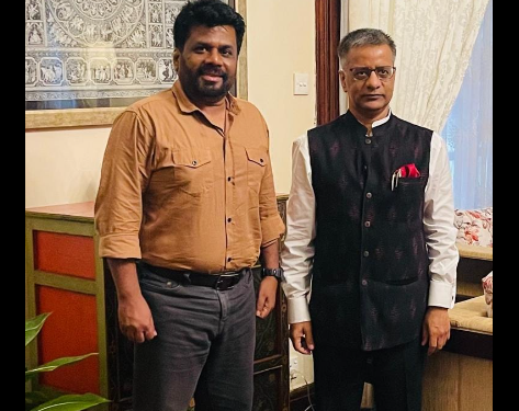 AKD meets with Indian HC Sri Lanka.