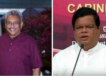 “He is not hiding” but set to come back home minister Bandula says on Gotabaya Rajapakse’s return