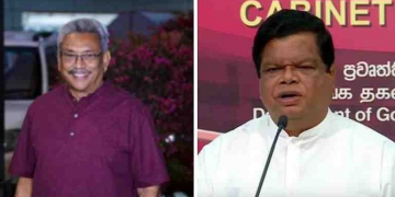 “He is not hiding” but set to come back home minister Bandula says on Gotabaya Rajapakse’s return