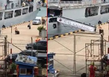 BBC confirms! President Gotabaya is in a ship anchored in sea of Sri Lanaka!