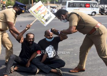 # GoBackModi protests take root in India.