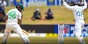Spinners put Sri Lanka on top :  Salman resists with fifty