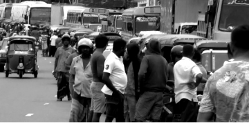 A senior citizen dies in a fuel queue, the 15th such death this year.