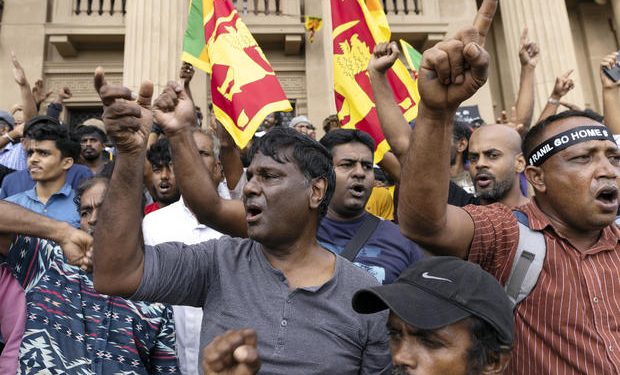 Sri Lankan protest resume as unpopular Premier Ranil Wickramasinghe tapped as new president
