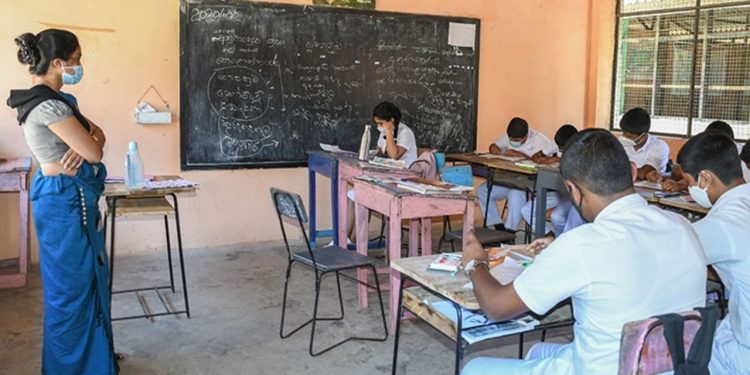 Schools will operate three days per week, with two days online, until further notice.