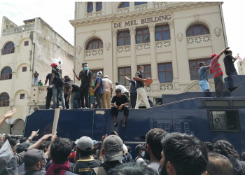 Seven injured : Protesters seize Police water cannon truck