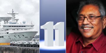The 11th is crucial! Gota from Singapore and Chinese spy ship  coming to Sri Lanka!