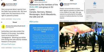 The international community charge against the attack to the protest !…