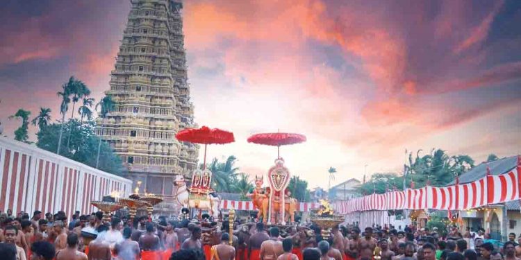 Chariots-God’s Wives-Valli Amma -A Silver Peacock-A Silver Cobra-A Kailasa Vehicle! The great festival of Jaffna begins…!