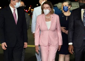 Nancy Pelosi’s arrival in Taiwan