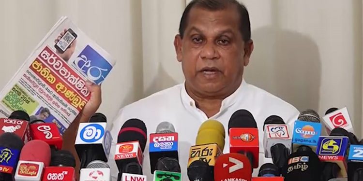 General Secretary of SJB exposes  Govt’s. lies! which circulated since this morning(VIDEO)
