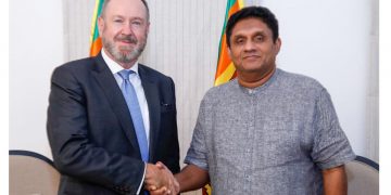 A UN representative arrives in Sri Lanka. The first person he meets is Sajith!