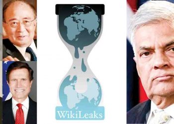 With Ranil’s arrival Wikileaks exposes a international secret !