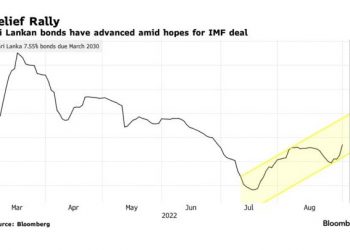 Sri Lanka’s Dollar Bonds Rally Most on Record on IMF Deal Report