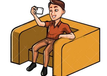 The court remands a young man sitting on the chair of president and taking photos !
