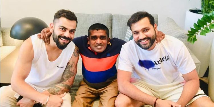 Virat Kohli, Rohit Sharma meet Sri Lankan fan