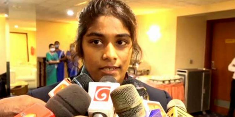 No matter how hard it was my parents provided all my needs!  Help me to bring a Olympic medal ! Nethmi, bronze medal winner CWG