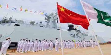 Chinese warship Timur, docks in Colombo port today