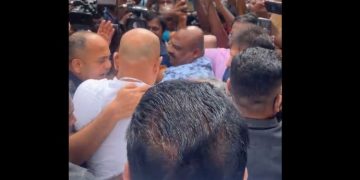Pardoned  Ranjan first to Gangarama then to the opposition leader’s office (VIDEO)