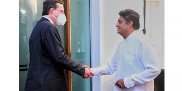 A delegation representing IMF meet Sajith today! Looking for solutions to the financial crisis! (PHOTOS)
