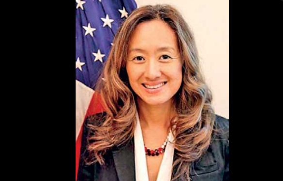US envoy welcomes 3 more envoys at their new embassy premises.