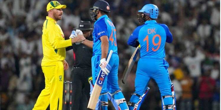 IND vs AUS 2nd T20 India win by six wickets
