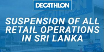 DECATHLON to suspend retail operations in Sri Lanka