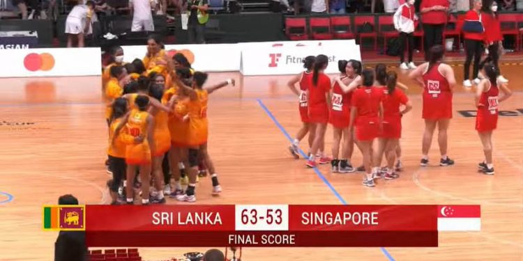 Sri Lanka beat Singapore to be the Asian net ball champions