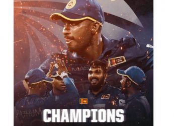 Sri Lanka win their sixth Asia Cup trophy!  Beat Pakistan by 23 runs!