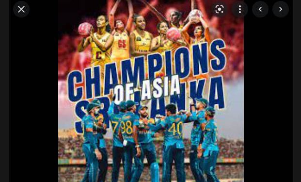 Asian cricket champions and Asian netball champions are schedule to arrive tomorrow