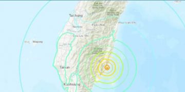 Strong earthquake strikes southeast Taiwan, prompting a tsunami warning.