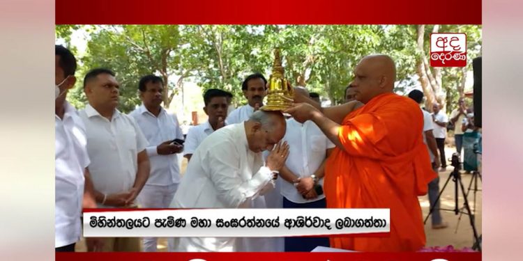 Have elections in 6 months if you love the country. If not, the next struggle can’t be stopped. Mihintale chief Thero tells the PM! (VIDEO)