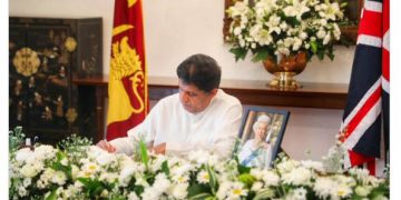 Opposition Leader MP Sajith Premadasa expressed his condolences over the demise of HM Queen Elizabeth II