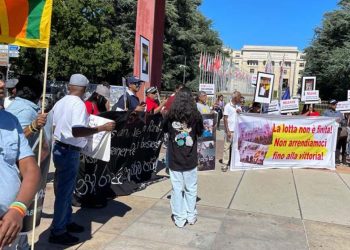 Sri Lankans protest against the Terrorism Act in Geneva! (VIDEO)