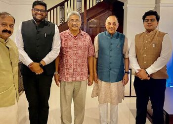 After arriving in Sri Lanka, the first images of Gota surfaced.