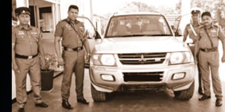 Hambantota strongman brought two crore Montero, avoided taxes and hid the vehicle Who assisted?