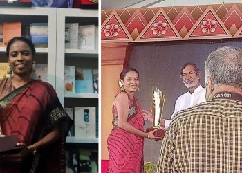Sandarasee’s ‘Gini Vedunu Piyapat’ gets best poetry collection from Rajata Pustaka.