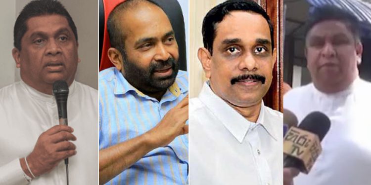 State Ministers swear!  4 SLFP MPs among them! (LIVE VIDEO)