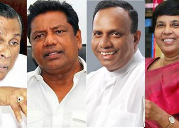 Sudarshanee -Jayaratne-John-Welgama, to be appointed as state ministers for voting for the budget.