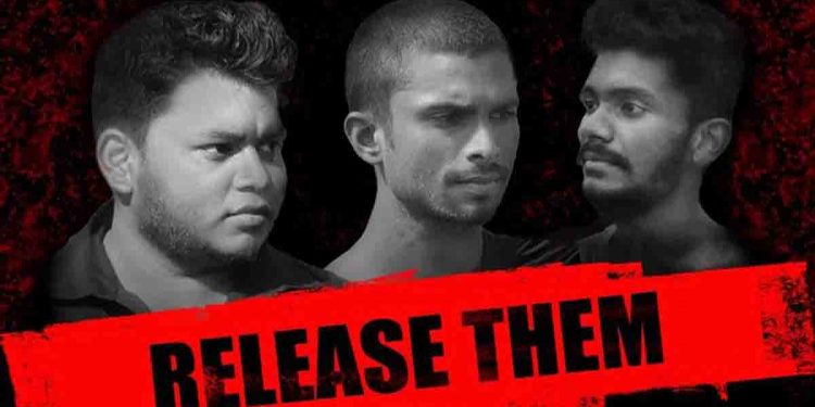 Inter University Bhikshu Balamandaly, demand Wasantha Mudalige release!