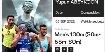 Yupun advances in the world rankings.
