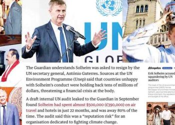 Why did Solheim, who was thrown out of the UN, come to Sri Lanka?