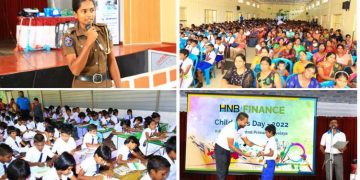 HNB FINANCE celebrates Children’s Day at KilinochchiCentral Primary School