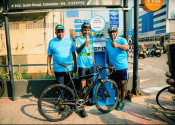 Hayleys Advantis inaugurates Sri Lanka’s first cycling repair station and parade.